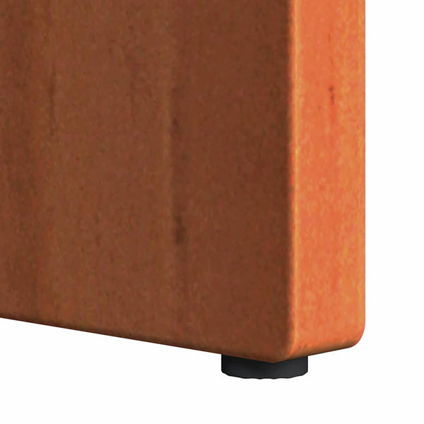 vidaXL Table basse marron ciré 80 x 50 x 31 cm pin massif
