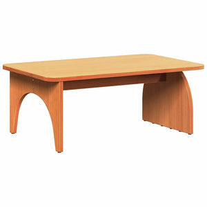 vidaXL Table basse marron ciré 80 x 50 x 31 cm pin massif