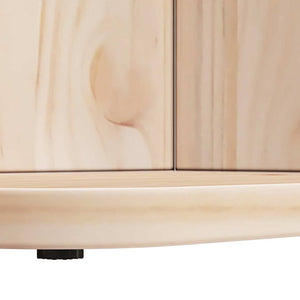 Massivholz Couchtisch Kiefer Natur 80 cm