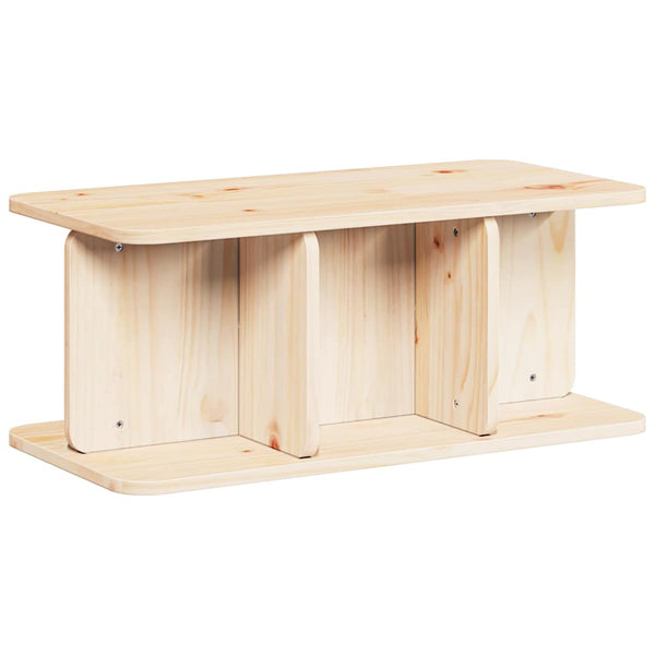Massivholz Couchtisch Kiefer Natur 80 cm