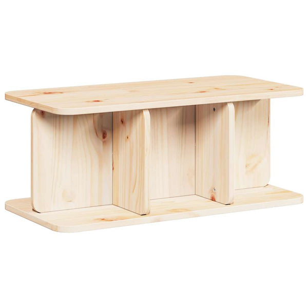 Massivholz Couchtisch Kiefer Natur 80 cm