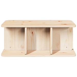 Massivholz Couchtisch Kiefer Natur 80 cm