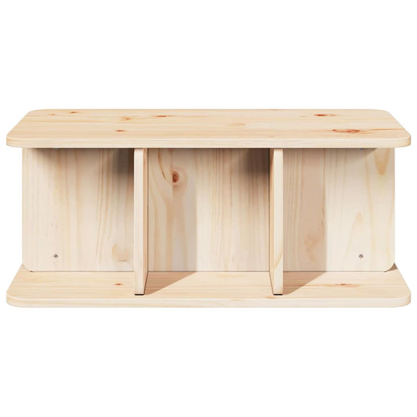 Massivholz Couchtisch Kiefer Natur 80 cm