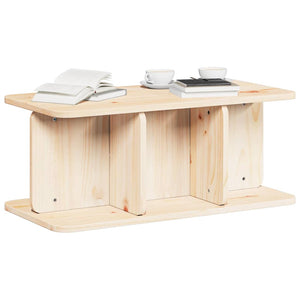 Massivholz Couchtisch Kiefer Natur 80 cm