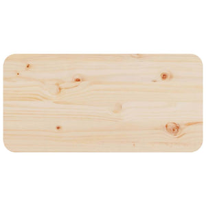 Massivholz Couchtisch Kiefer Natur 80 cm