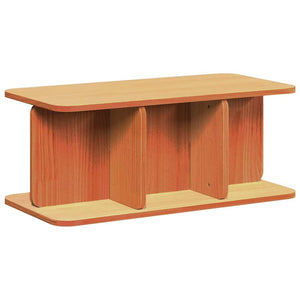 Wachsbrauner Couchtisch Kiefer Massivholz 80cm