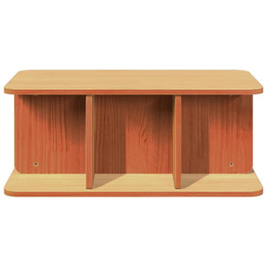 Wachsbrauner Couchtisch Kiefer Massivholz 80cm