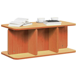 Wachsbrauner Couchtisch Kiefer Massivholz 80cm