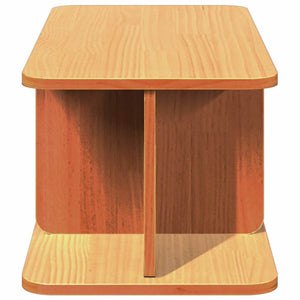 Wachsbrauner Couchtisch Kiefer Massivholz 80cm