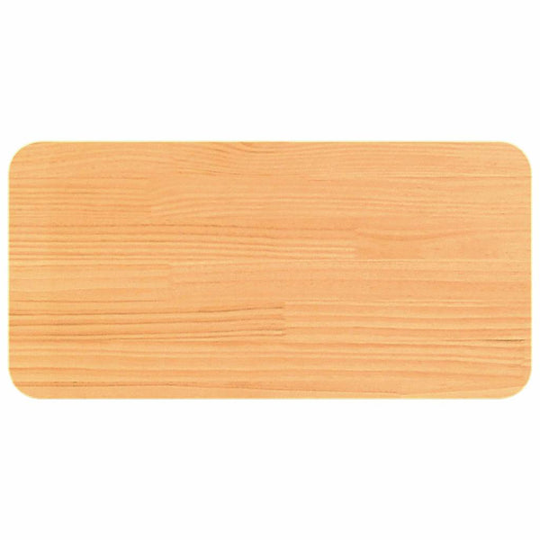 Wachsbrauner Couchtisch Kiefer Massivholz 80cm