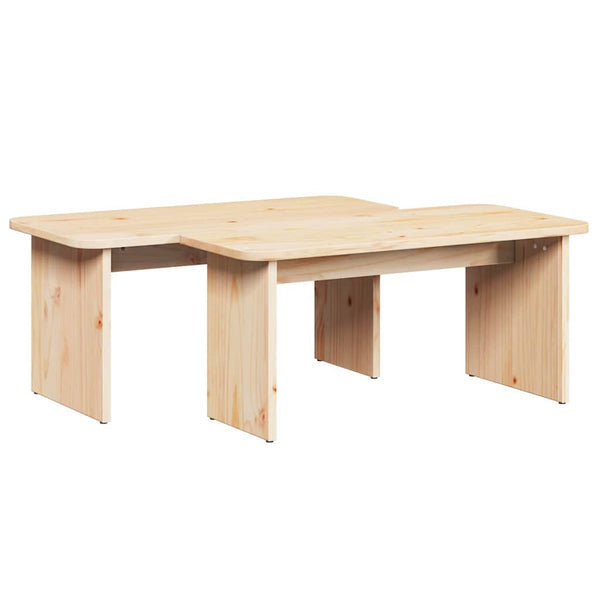 Couchtisch 2er Set Kiefer Massivholz