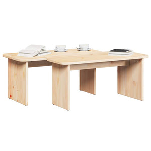 Couchtisch 2er Set Kiefer Massivholz
