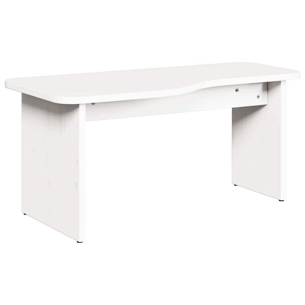 Couchtisch 2er Set Weiß Kiefer Massivholz