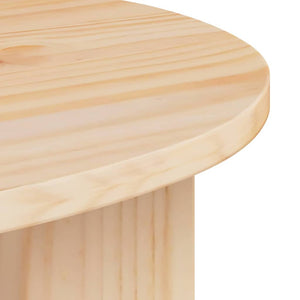 vidaXL Table basse naturel 50 x 40 x 50 cm Bois de pin massif