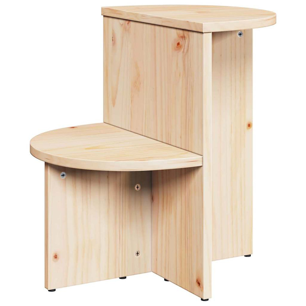 Couchtisch Kiefer Massivholz 50x50 cm