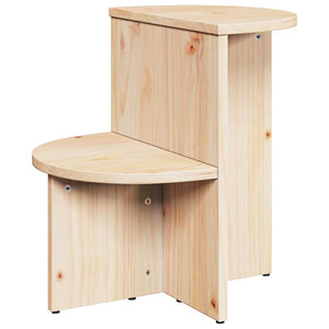 vidaXL Table basse naturel 50 x 40 x 50 cm Bois de pin massif