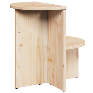 vidaXL Table basse naturel 50 x 40 x 50 cm Bois de pin massif
