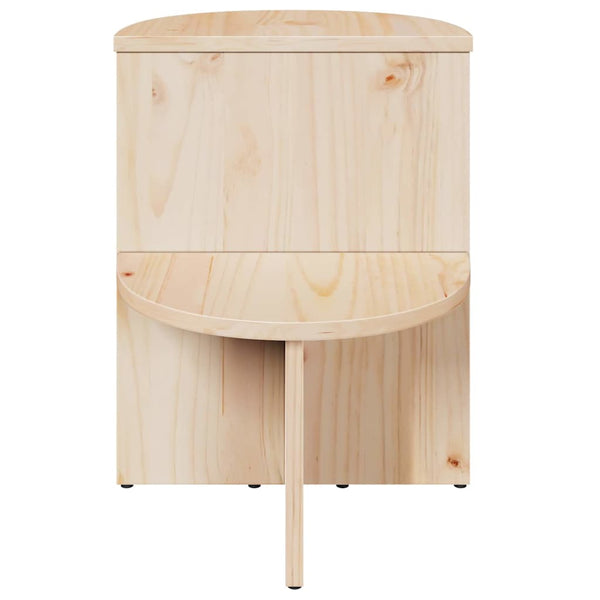 vidaXL Table basse naturel 50 x 40 x 50 cm Bois de pin massif