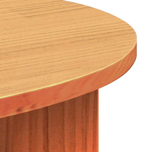 Couchtisch Kiefer Massivholz Wachsbraun 50x50 cm