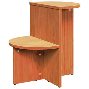 Couchtisch Kiefer Massivholz Wachsbraun 50x50 cm