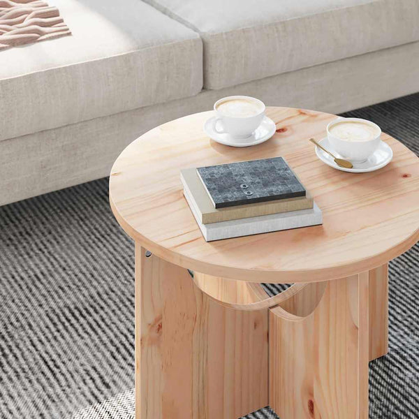 Couchtisch Kiefer Massivholz 50x50 cm