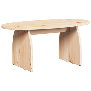 Couchtisch Braun Kiefer Massivholz 80x40 cm