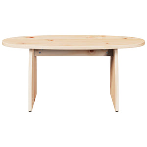 Couchtisch Braun Kiefer Massivholz 80x40 cm