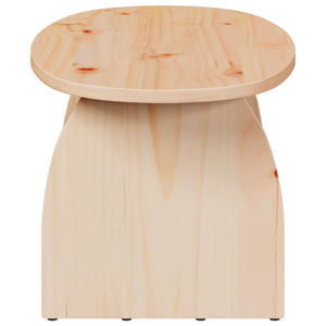 Couchtisch Braun Kiefer Massivholz 80x40 cm