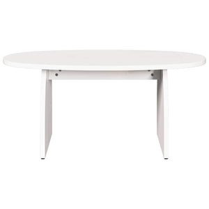 Weißer Couchtisch Kiefer Massivholz 80x40 cm