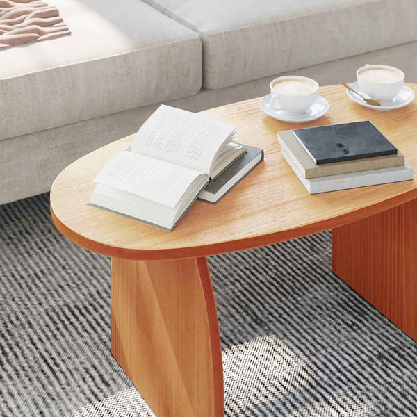 Couchtisch Kiefer Massivholz Wachsbraun 80x40