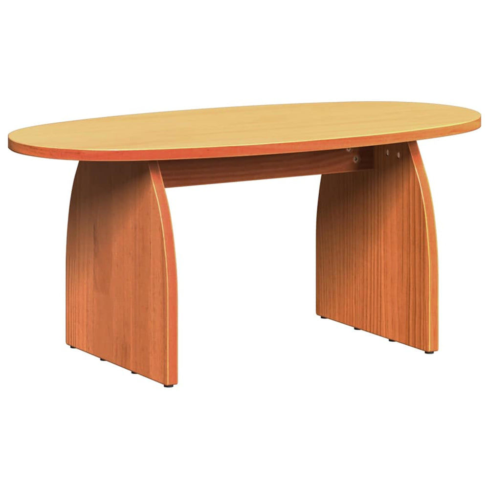Couchtisch Kiefer Massivholz Wachsbraun 80x40
