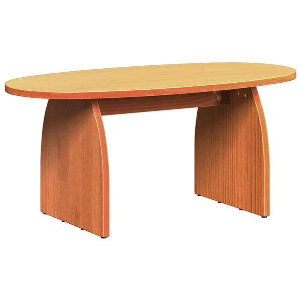 Couchtisch Kiefer Massivholz Wachsbraun 80x40