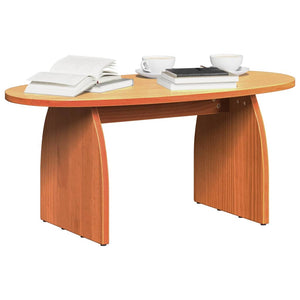 Couchtisch Kiefer Massivholz Wachsbraun 80x40