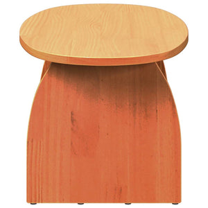 Couchtisch Kiefer Massivholz Wachsbraun 80x40