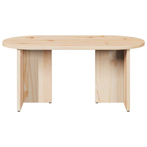 vidaXL Table basse naturel 80 x 39,5 x 35 cm pin massif