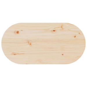vidaXL Table basse naturel 80 x 39,5 x 35 cm pin massif