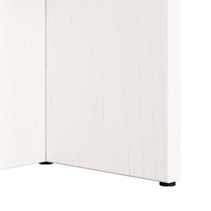 Weißer Couchtisch Kiefer Massivholz 80 cm