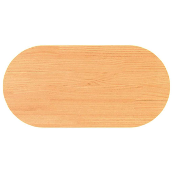 Wachsbrauner Couchtisch Kiefer Massivholz 80cm
