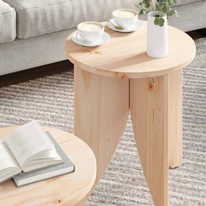 Couchtisch 2er Set Naturholz