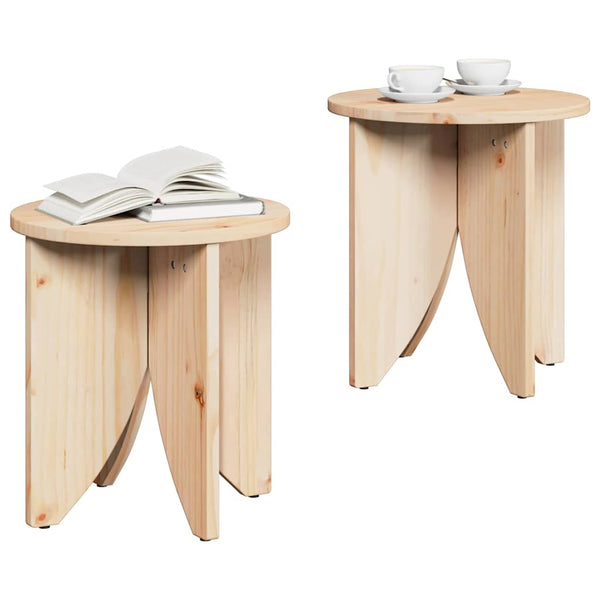 Couchtisch 2er Set Naturholz