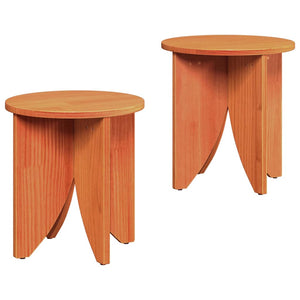 Couchtisch Set, 2-teilig, Wachsbraun