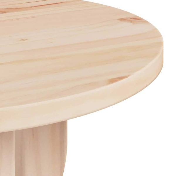 vidaXL Table basse naturel 39,5 x 39,5 x 53,5 cm Bois de pin massif