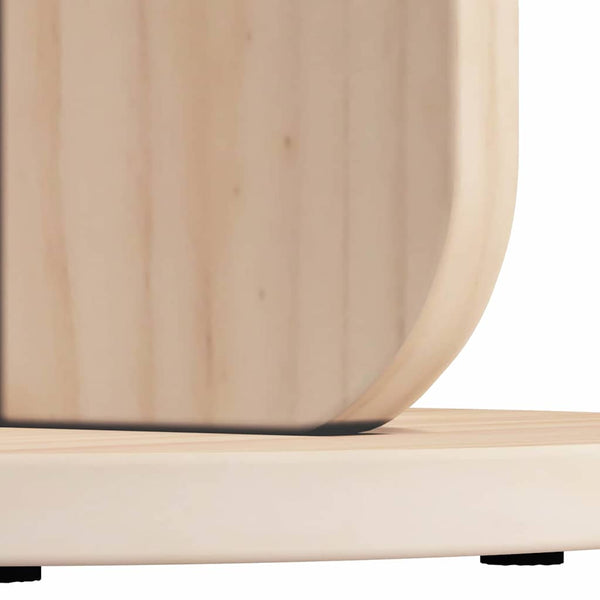 vidaXL Table basse naturel 39,5 x 39,5 x 53,5 cm Bois de pin massif