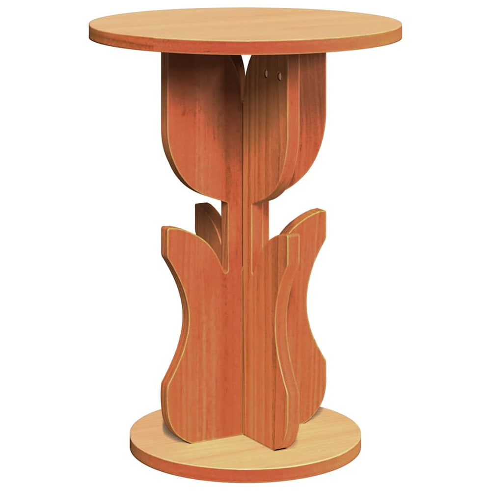 Couchtisch Kiefer Massivholz Wachsbraun 39,5cm