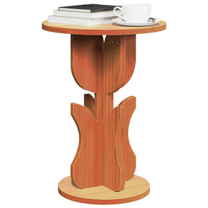 Couchtisch Kiefer Massivholz Wachsbraun 39,5cm