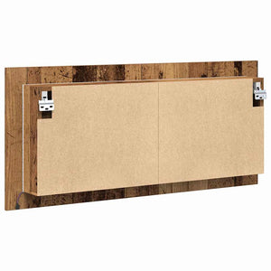 LED Spiegelschrank Altholz 100cm