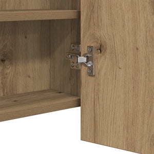 LED Spiegelschrank mit Regal Artisan-Eiche 100cm