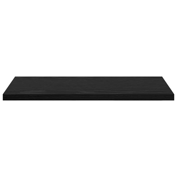 Regalbrett Schwarz 4er Set 40x20 cm