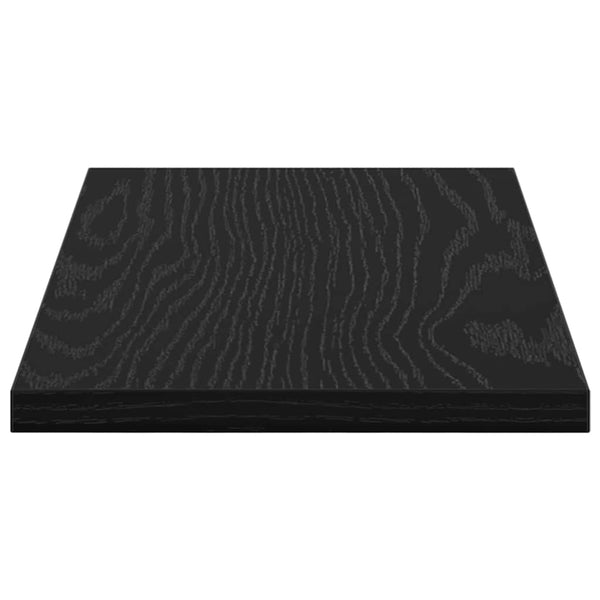 Regalbrett Schwarz 4er Set 40x20 cm