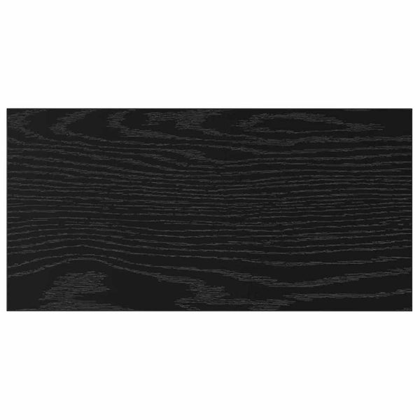 Regalbrett Schwarz 4er Set 40x20 cm